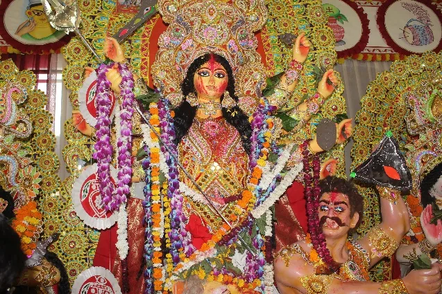 Maa Durga on Dashami at GBA Durgotsav 2026, Vijaya Dashami