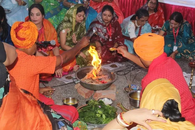 Havan at GBA Durgotsav 2026, Maha Navami