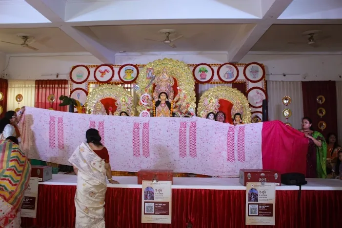 Morning Puja and Pushpanjali at GBA Durgotsav 2026, Maha Saptami