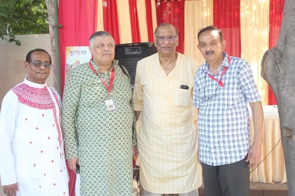Morning Puja and Pushpanjali at GBA Durgotsav 2026, Maha Saptami