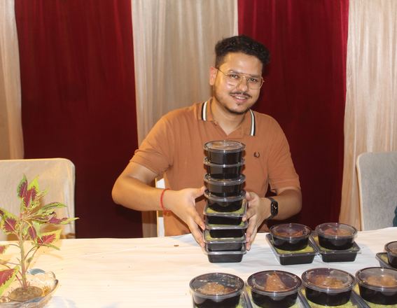 Bhog being prepared for distribution