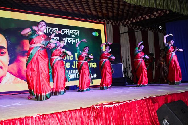 Dance performance on stage